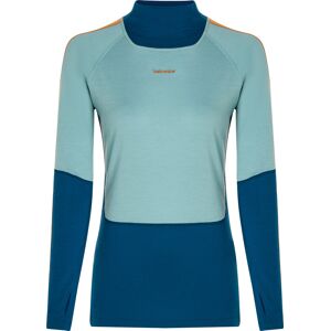 Icebreaker Women's Merino 200 Oasis+ Long Sleeve High Neck Atlantis/Hydro/Trail, S Icebreaker Women's Merino 200 Oasis+ Long Sleeve High Neck Atlantis/Hydro/Trail, S