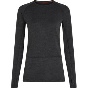 Icebreaker Women's Merino 260 ZoneKnit Long Sleeve Crewe Jet Hthr, L Icebreaker Women's Merino 260 ZoneKnit Long Sleeve Crewe Jet Hthr, L