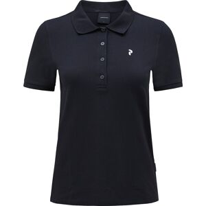 Peak Performance Women's Classic Cotton Polo Black, L Peak Performance Women's Classic Cotton Polo Black, L