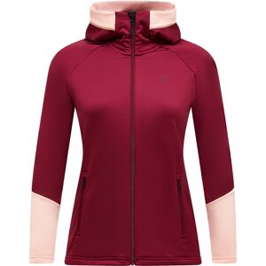 Peak Performance Women's Rider Essentials Zip Hood Vertical Zenith/peach Fuzz/, XS Peak Performance Women's Rider Essentials Zip Hood Vertical Zenith/peach Fuzz/, XS