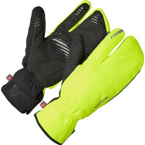 Gripgrab Nordic 2 Windproof Deep Winter Lobster Gloves Yellow Hi-Vis, XXL Gripgrab Nordic 2 Windproof Deep Winter Lobster Gloves Yellow Hi-Vis, XXL