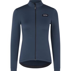 Women's GripGrab EXPLR Merinotech Thermal Long Sleeve Jersey Navy Blue, M Women's GripGrab EXPLR Merinotech Thermal Long Sleeve Jersey Navy Blue, M