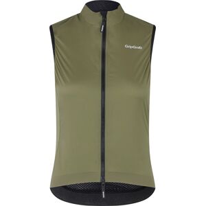 Women's GripGrab PACR Windproof Lightweight Vest Olive Green, L Women's GripGrab PACR Windproof Lightweight Vest Olive Green, L