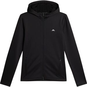 J.Lindeberg Women's Aerialle Zip Hood Black, M J.Lindeberg Women's Aerialle Zip Hood Black, M