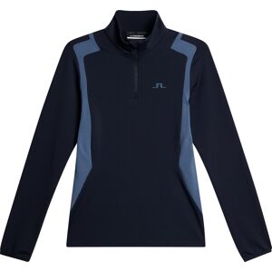 J.Lindeberg Women's Mae Quarter Zip Mid Layer JL Navy, M J.Lindeberg Women's Mae Quarter Zip Mid Layer JL Navy, M