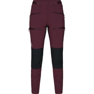 Haglöfs Rugged Slim Pant Kvinder - Aubergine/Sort - Tynd Pasform Haglöfs Rugged Slim Pant Kvinder - Aubergine/Sort - Tynd Pasform
