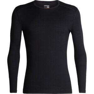 Icebreaker Men's 200 Oasis Long Sleeve Crewe Black, XXL Icebreaker Men's 200 Oasis Long Sleeve Crewe Black, XXL