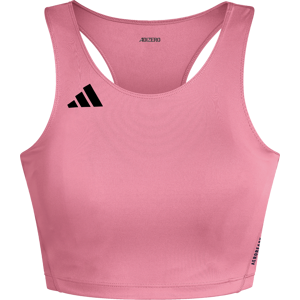 Adidas Women's Adizero Essentials Running Crop Top Lucid pink, L Adidas Women's Adizero Essentials Running Crop Top Lucid pink, L