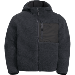 Jack Wolfskin Kids' Ice Curl Hood Jacket Phantom, 104 Jack Wolfskin Kids' Ice Curl Hood Jacket Phantom, 104