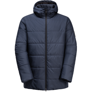 Jack Wolfskin Men's Deutzer Long Jacket Night Blue, L Jack Wolfskin Men's Deutzer Long Jacket Night Blue, L