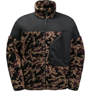 Jack Wolfskin Unisex Maarweg Print Jacket Chestnut Allover, S Jack Wolfskin Unisex Maarweg Print Jacket Chestnut Allover, S