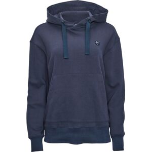 Knowledge Cotton Apparel Women's Daphne Basic Badge Hoodie Total Eclipse, XS Knowledge Cotton Apparel Women's Daphne Basic Badge Hoodie Total Eclipse, XS