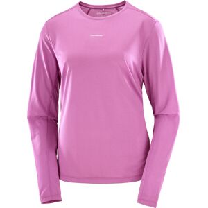 Salomon Women's Shkout Core Long Sleeve Tee Iris Orchid, Iris Orchid/, L Salomon Women's Shkout Core Long Sleeve Tee Iris Orchid, Iris Orchid/, L