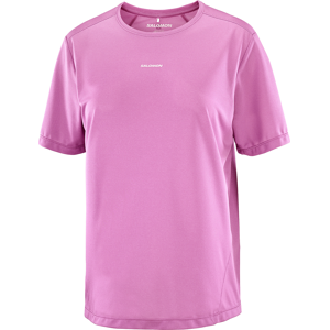 Salomon Women's Shkout Core Short Sleeve Tee Iris Orchid, XS Salomon Women's Shkout Core Short Sleeve Tee Iris Orchid, XS