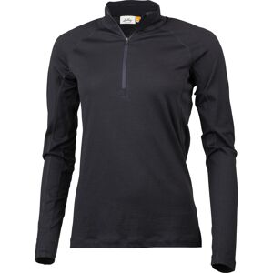 Lundhags Women's Gimmer Merino Light 1/2 Zip Black, S Lundhags Women's Gimmer Merino Light 1/2 Zip Black, S