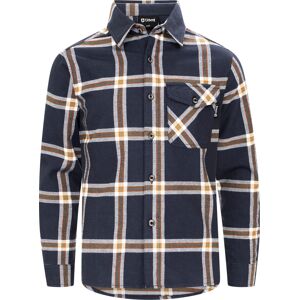 Urberg Juniors' Flanell Shirt Blue Nights/deep Lichen Green, 140 Urberg Juniors' Flanell Shirt Blue Nights/deep Lichen Green, 140