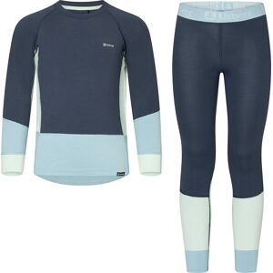 Urberg Juniors' Tree Base Layer Set Blue Nights/stone Blue/celadon, 158/164 Urberg Juniors' Tree Base Layer Set Blue Nights/stone Blue/celadon, 158/164