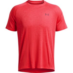 Under Armour Men's UA Tech Textured Short Sleeve Racer Red, S Under Armour Men's UA Tech Textured Short Sleeve Racer Red, S