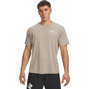 Under Armour Men's UA Tech Textured Short Sleeve Timberwolf Taupe, XL Under Armour Men's UA Tech Textured Short Sleeve Timberwolf Taupe, XL