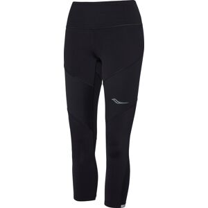 Saucony Women's Time Trial Crop Tight Black, XS Saucony Women's Time Trial Crop Tight Black, XS