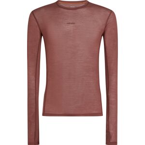 Icebreaker Men's Merino 75 Cool-Lite Featherlight Longleeve Crewe Carob, L Icebreaker Men's Merino 75 Cool-Lite Featherlight Longleeve Crewe Carob, L