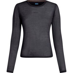 Icebreaker Women's Merino 75 Cool-Lite Featherlight Longleeve Crewe Black, S Icebreaker Women's Merino 75 Cool-Lite Featherlight Longleeve Crewe Black, S
