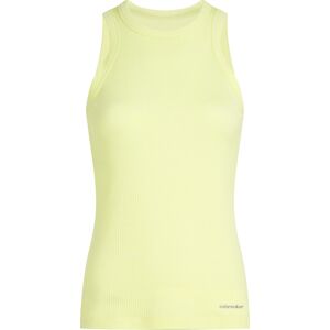 Icebreaker W MERINO BLEND RIB LOTUS TANK - Gul - Trænings top Icebreaker W MERINO BLEND RIB LOTUS TANK - Gul - Trænings top