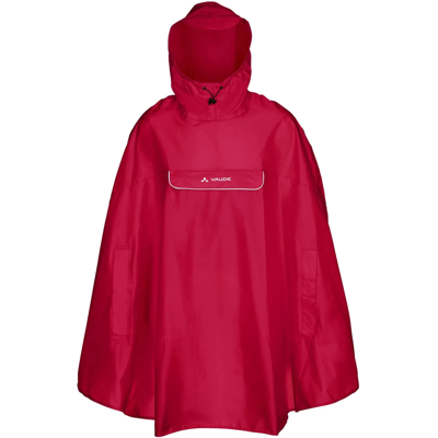VAUDE Unisex Valdipino Rain Poncho Red Uni, M VAUDE Unisex Valdipino Rain Poncho Red Uni, M