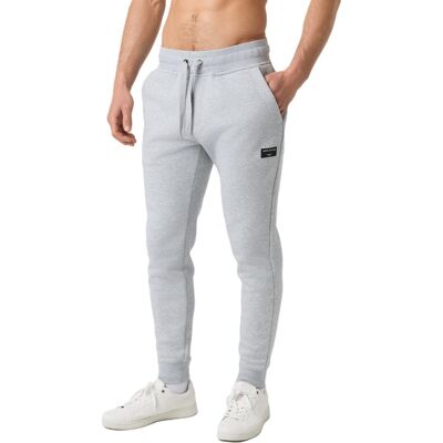 Björn Borg Men's Centre Tapered Sweatpants Light Grey Melange, L Björn Borg Men's Centre Tapered Sweatpants Light Grey Melange, L