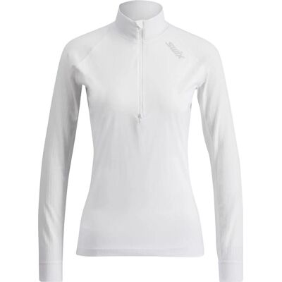 Swix Women's RaceX Classic Wind Half Zip Bright White, L Swix Women's RaceX Classic Wind Half Zip Bright White, L