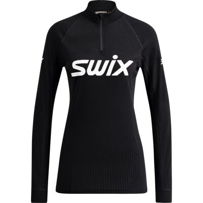 Swix Women's Racex Classic Half Zip Jet Black, XS Swix Women's Racex Classic Half Zip Jet Black, XS