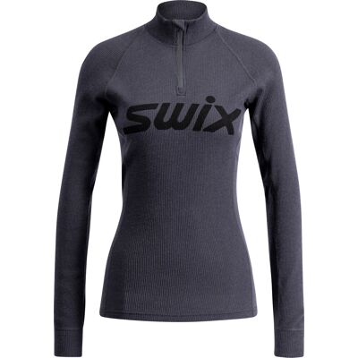 Swix Women's RaceX Merino Half Zip Phantom, L Swix Women's RaceX Merino Half Zip Phantom, L