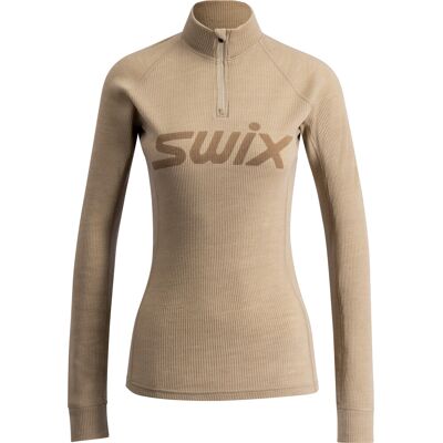 Swix Women's RaceX Merino Half Zip Dune, XS Swix Women's RaceX Merino Half Zip Dune, XS