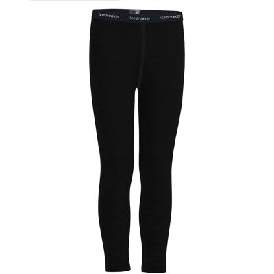 Icebreaker Kids' 260 Tech Leggings Black, 12 Icebreaker Kids' 260 Tech Leggings Black, 12