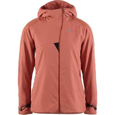 Klättermusen Women's Vili Hood Jacket Stone Red, L Klättermusen Women's Vili Hood Jacket Stone Red, L