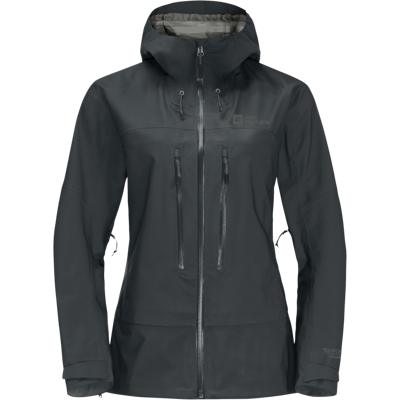 Jack Wolfskin Women's Kammweg 3-Layer Jacket Phantom, S Jack Wolfskin Women's Kammweg 3-Layer Jacket Phantom, S