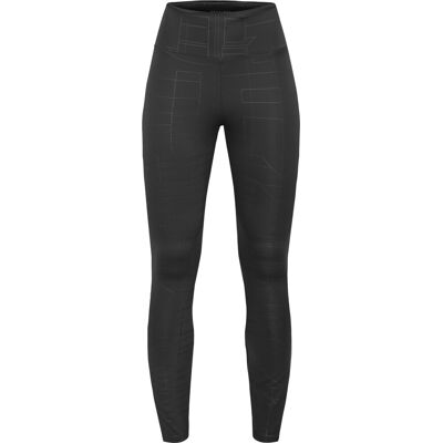 Röhnisch Logo Effekt Høj Talje Leggings - Sort Röhnisch Logo Effekt Høj Talje Leggings - Sort