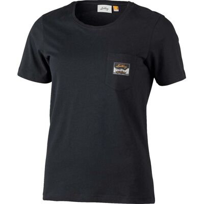 Lundhags Women's Knak Tee Black, M Lundhags Women's Knak Tee Black, M