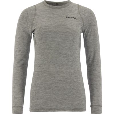 Craft Women's Core Wool Merino Set Dark Grey Melange, Dk Grey Melange, L Craft Women's Core Wool Merino Set Dark Grey Melange, Dk Grey Melange, L