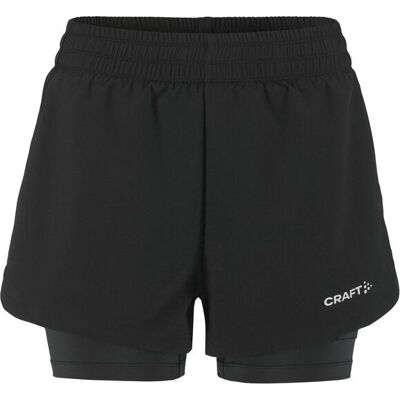 Craft Adv Essence 2-in-1 Shorts - Sort - Kvinde Craft Adv Essence 2-in-1 Shorts - Sort - Kvinde