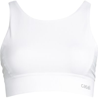 Casall Women's Iconic Adjustable Sports Bra White, C-D/M Casall Women's Iconic Adjustable Sports Bra White, C-D/M