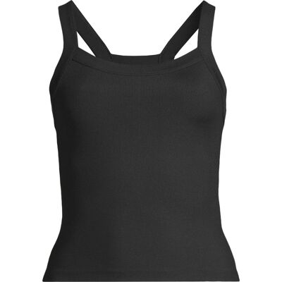 Casall Women's Defined Rib Tank Black, S Casall Women's Defined Rib Tank Black, S