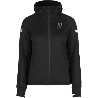 Johaug Women's Gleam Full Zip True Black, TBLCK, M Johaug Women's Gleam Full Zip True Black, TBLCK, M