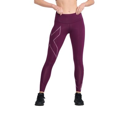 2XU - Light Speed Mid-Rise Kompressionsbukser - Lilla - Kompressionsbukser 2XU - Light Speed Mid-Rise Kompressionsbukser - Lilla - Kompressionsbukser