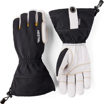 Hestra Ergo Grip HDry Descent 5-Finger Black/Offwhite, 10 Hestra Ergo Grip HDry Descent 5-Finger Black/Offwhite, 10