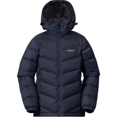 Bergans Juniors' Warm Down Jacket Unisex Navy Blue, 128 Bergans Juniors' Warm Down Jacket Unisex Navy Blue, 128