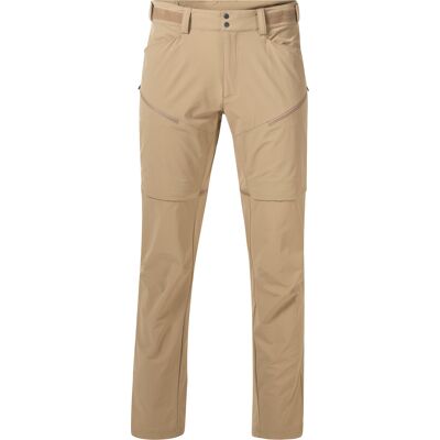 Bergans Men's Convertible Zip-Off Softshell Pants Warm Sand, 56 Bergans Men's Convertible Zip-Off Softshell Pants Warm Sand, 56