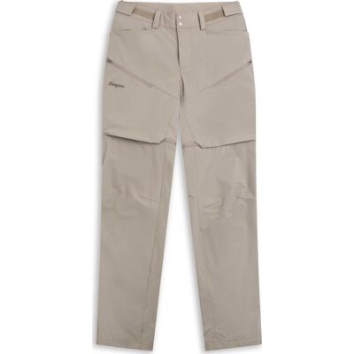 Bergans Women's Convertible Zip-Off Softshell Pants Rock Taupe, 44 Bergans Women's Convertible Zip-Off Softshell Pants Rock Taupe, 44