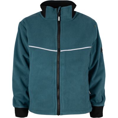 Lindberg Kids' Stormy Jacket Windfleece Dark Teal, 140 Lindberg Kids' Stormy Jacket Windfleece Dark Teal, 140