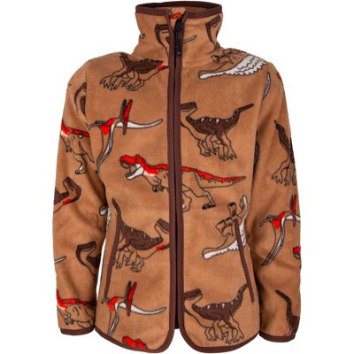 Lindberg Kids' Luleå Fleece Jacket Light Brown, 130 Lindberg Kids' Luleå Fleece Jacket Light Brown, 130